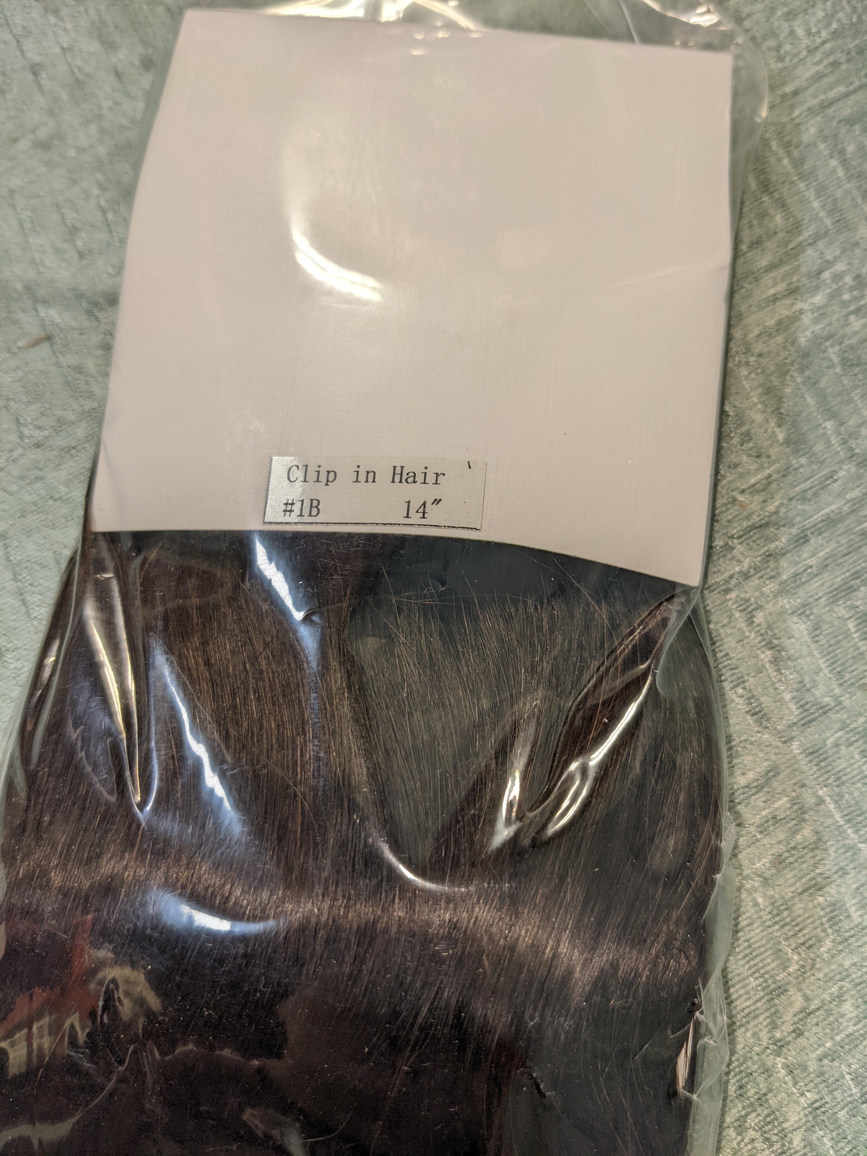 Vario Remy Human Hair Clip In Extensions 14" Dark Brown (7578993983726)
